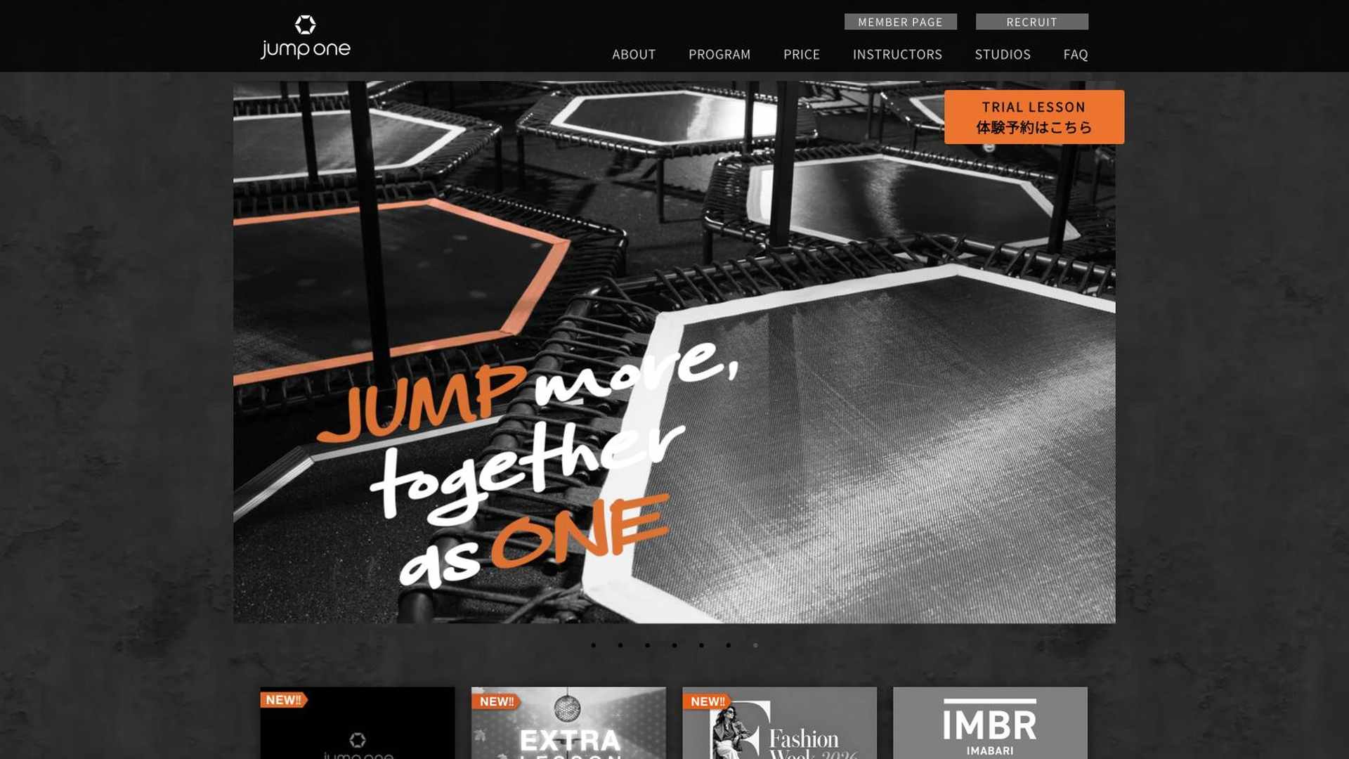 jump one 銀座の公式サイト画像